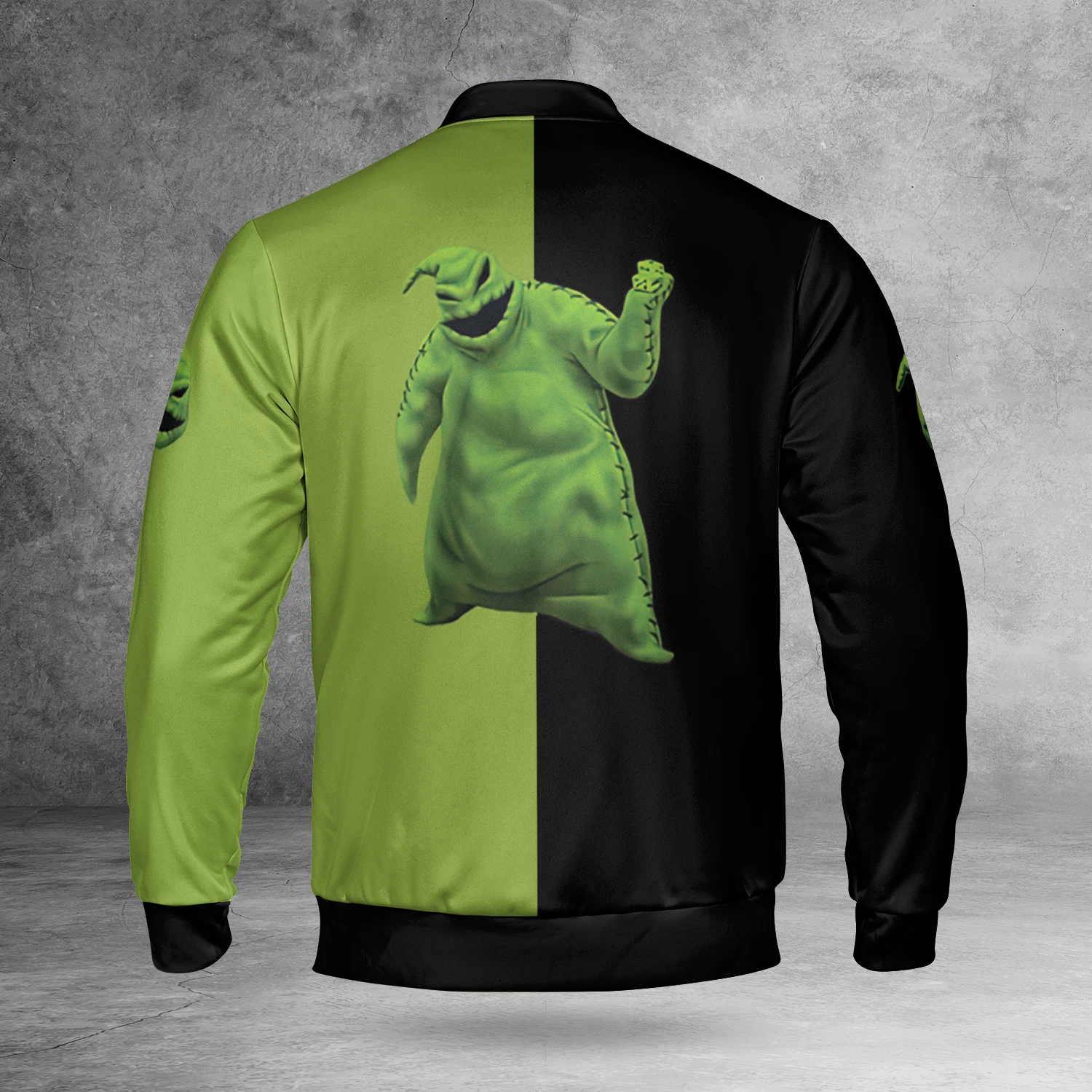 Personalized The Nightmare Before Christmas Oogie Boogie Black & Green Jacket