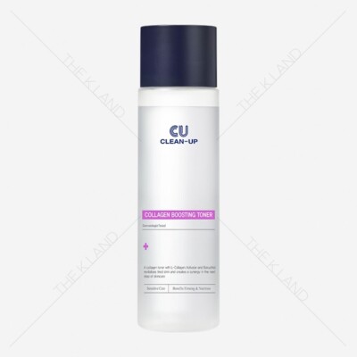 CUSKIN CU CLEAN-UP Collagen Boosting Toner 200ml Anti-aging Elasticity K-Beauty