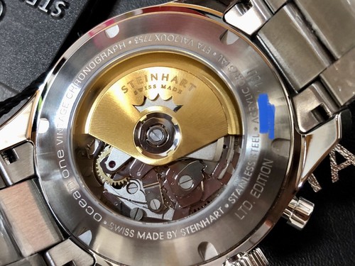 Steinhart men swiss made automatic chronograph watch Yacht Timer. Limited To 100 - Picture 5 of 10