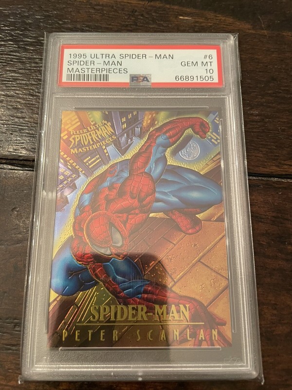 1995 Ultra Masterpieces #6 SPIDER-MAN CHROME PSA 10 Gem Mint