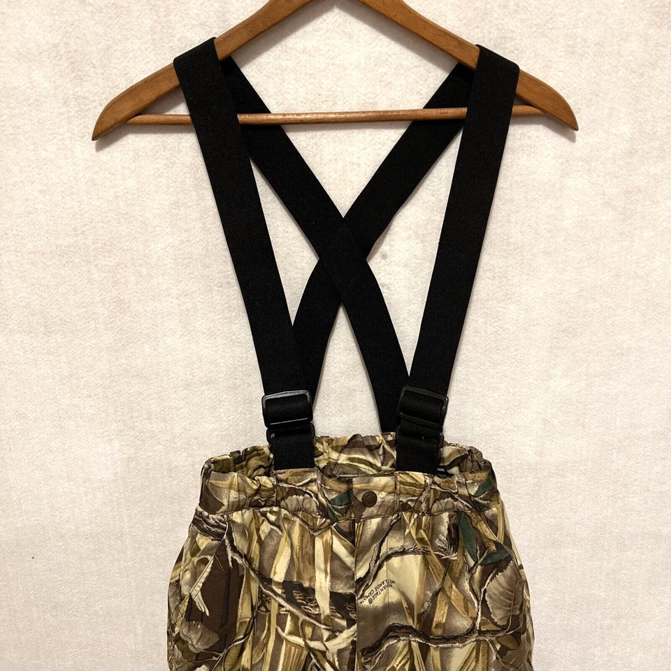 Cabala's Kids Camo Insulated Hunting Snow Pants with Suspenders - Image 2 of 4
