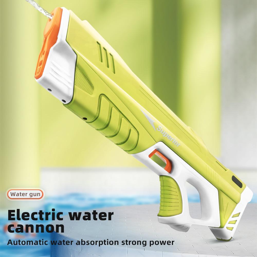 Hot Burst Electric Water Gun Kids Outdoor Summer Auto Water Sucking Strong  Power