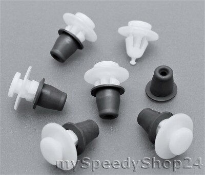 20x  für Golf MK2 Jetta Zierleistenklammer mit Tülle Befestigung Clips 357853575