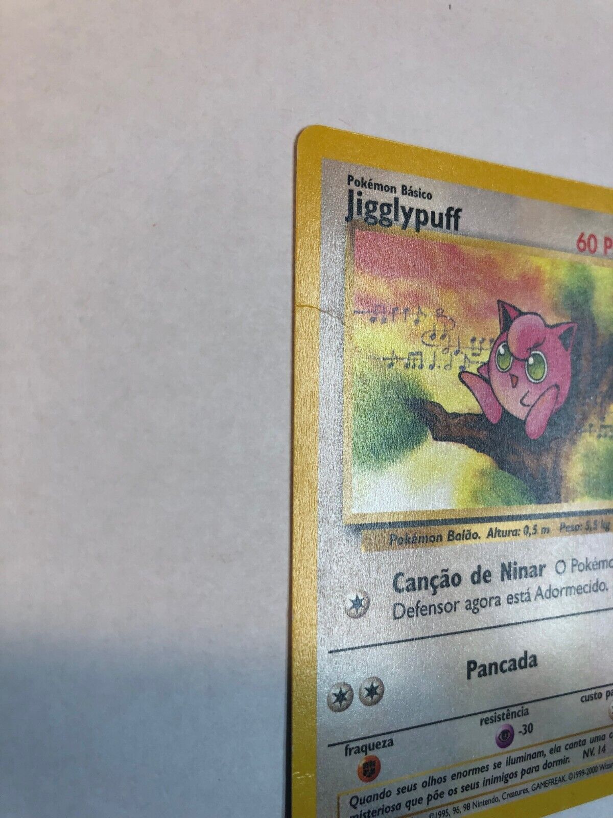 Pokémon Jigglypuff 54/64 Jungle Set 2000 (Tiny Crease - Portuguese)