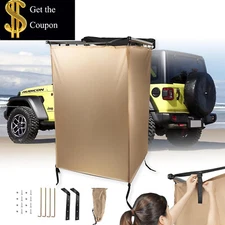 Portable Outdoor Camping Shower Tent Awning Car Popup Toilet Privacy Tent Room