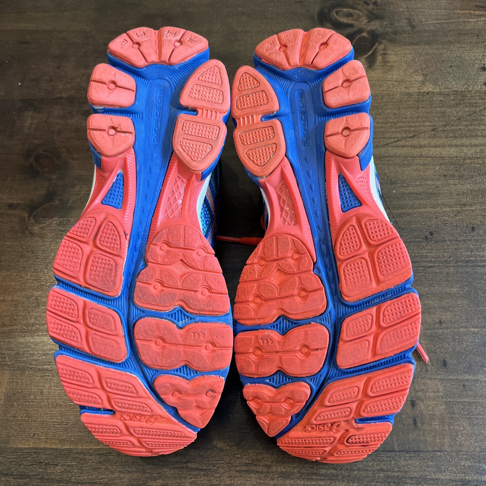 Asics GelCumulus 15 Womens Tennis Running Shoes Aqua Blue & Orange