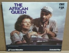 The African Queen Humphrey Bogart Katharine Hepburn Laser Disc excellent