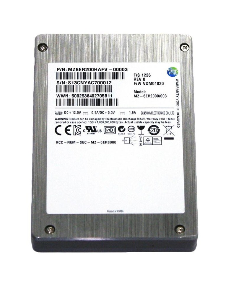 Samsung SM1625 Enterprise Series 200GB SLC SAS Solid State Drive | eBay