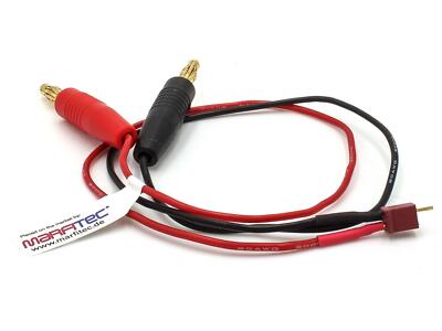 Marfitec Ladekabel Bananenstecker 4 mm ->micro Deans T-Plug Stecker (male)