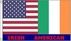 Usa and Ireland Friendship Irish American Flag Polyester 3 x 5 Foot New Friend