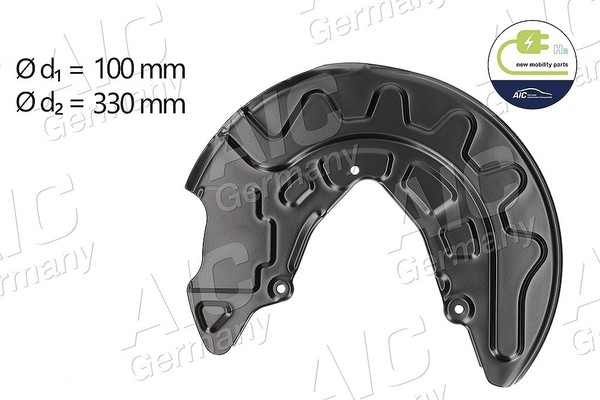 Aic Spritzblech, Bremsscheibe Vorderachse Links U.A. FüR Audi, Seat, Skoda, Vw-image