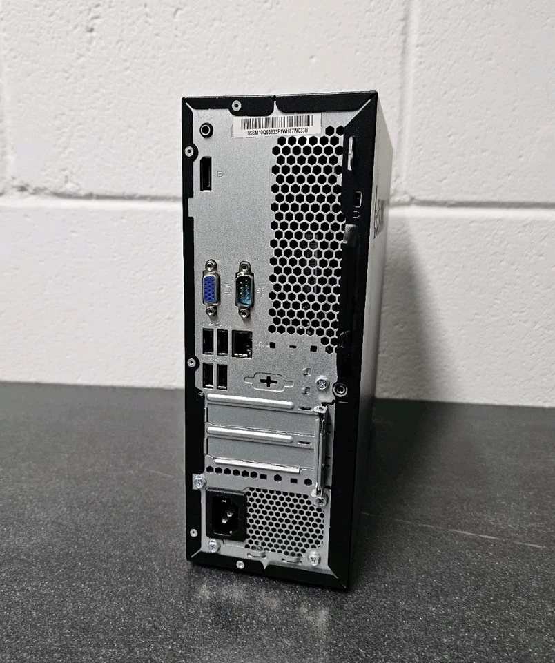 Lenovo ThinkCentre M710e SFF PC, Intel I5-7500, 8GB RAM NO SSD NO WINDOWS - Image 4 of 4