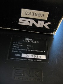 BOXED NEO GEO AES CONSOLE JAP+SAMURAI 1, 2, FATAL FURY SPECIAL