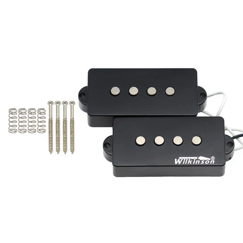 4-String Bass Pickup Wilkinson WPB Vintage Output AlNiCo P Bass Pickups Black
