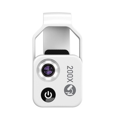 1 Set Microscope Lens 200X HD Microscope Outdoor Scientific Any Smartphone