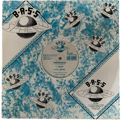 Pierre Point The Fuzion E.P. 12 SPH 013 Bass Sphere 12  Vinyl UK 1992