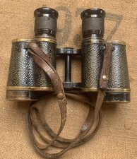 2.WK. Fernglas Strichplatte, Messing vor 1945