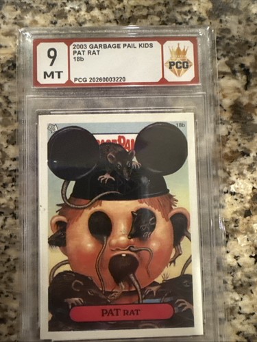Topps Garbage Pail Kids 2003 All-New Series 1 #18B Pat Rat PCG 9
