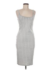 PrettyLittleThing Women Gray Casual Dress 8