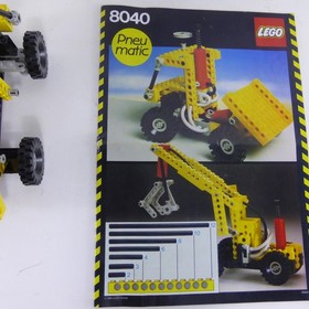 Lego 8040 Technic 1984 Universal Building Set Pneumatic incl Instructions VGC