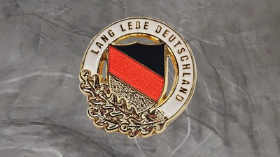 Pin LANG LEBE DEUTSCHLAND Abzeichen - 2,5 cm x 2,5 cm