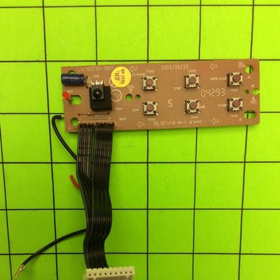 Norcent DP321 DVD Video Player Key Button Board LVC103720-0601