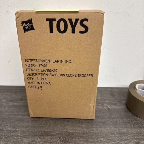 STAR WARS TVC VINTAGE CASE of 8: - VC45 CLONE TROOPER REISSUE NOT SEALED