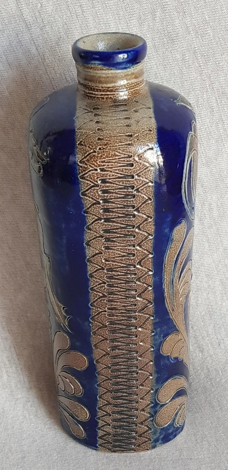 R. Merkelbach, Ludwig Hohlwein, Art Deco Likörflasche, rar, um 1935, gemarkt - Bild 4 von 4