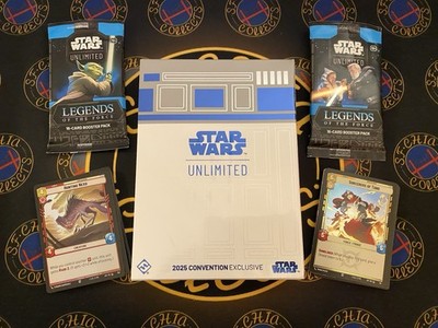 SDCC 2025 STAR WARS UNLIMITED CONVENTION EXCLUSIVE CARD PACK + 2