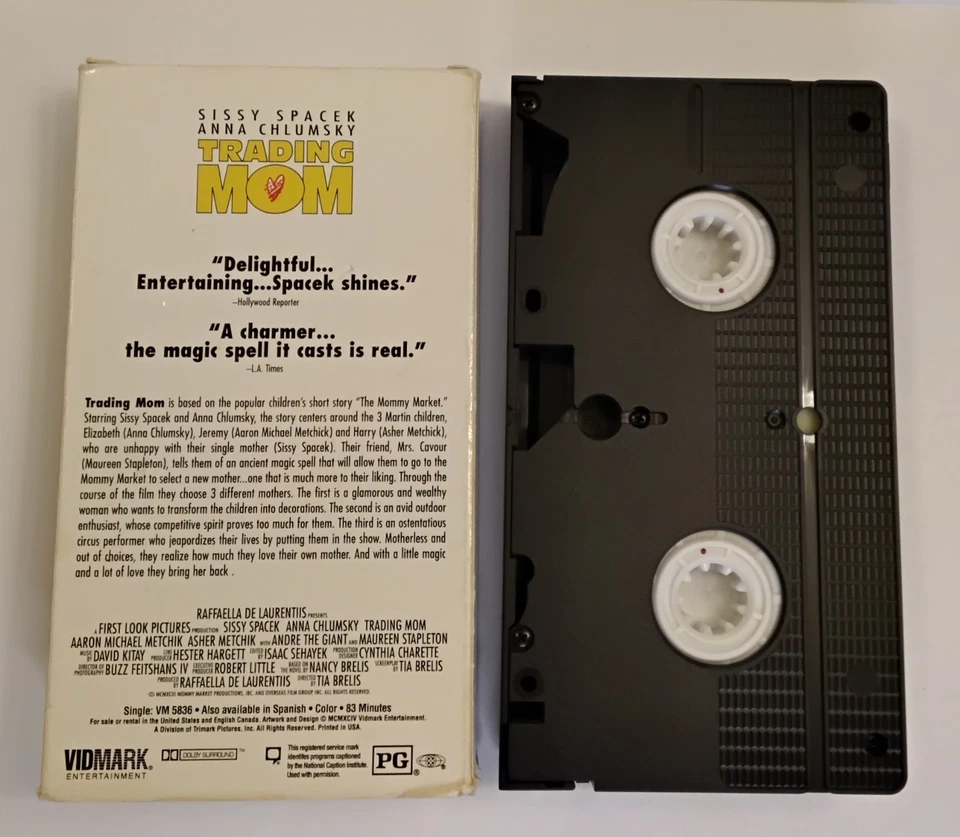 Trading Mom (Pre Owned VHS 1995) DEMO Enjoyable Film for Whole Family *RARE* - Image 2 of 4