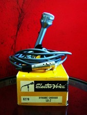 Vintage 1970s Electro Voice 627B dynamic cardioid microphone w extras Low Z  1