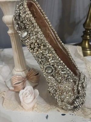  Swarovski Crystal Ballet Shoe  ABSOLUTELY STUNNING  sparkle   Ballerina