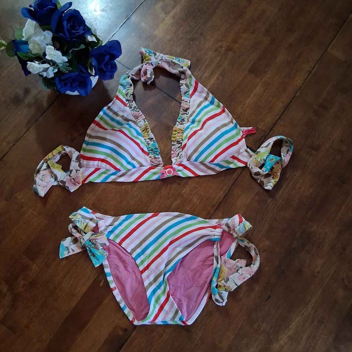 Betsey Johnson Regular Size M with Vintage Swimwear for Women for
