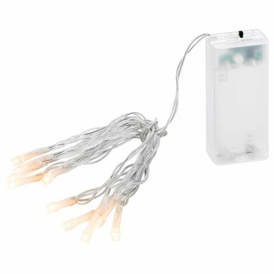 LED Lichterkette Batterie Timer 6/18h 1,35m 10 LEDs special warmweiß LK100WZ-KH