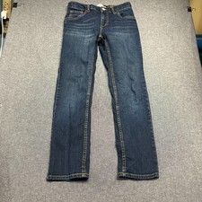 Levi's 511 Boys Jeans Size 12 Reg 26x26 Blue Slim Fit Dark Wash Denim Stretch