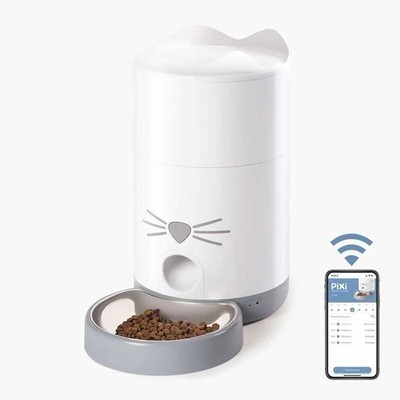 New! Catit Pixi Automatic Smart Feeder - White
