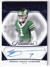 2025 Flawless SAUCE GARDNER All-Pro Ink Auto Sapphire 8/10 - Jets