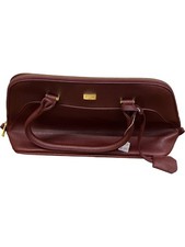 Storm Shoulder Bag Burgundy Faux Leather Zip - Elegant Style