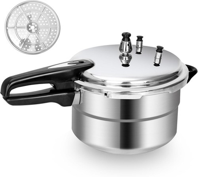 #ad #ad 5.3 Quart Pressure Cooker 10 Psi Induction Compatible Pressure Control with Rack $59.84