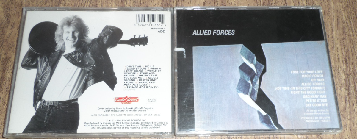 Rik Emmett & Triumph 2 CD Lot Absolutely / Allied Forces | eBay