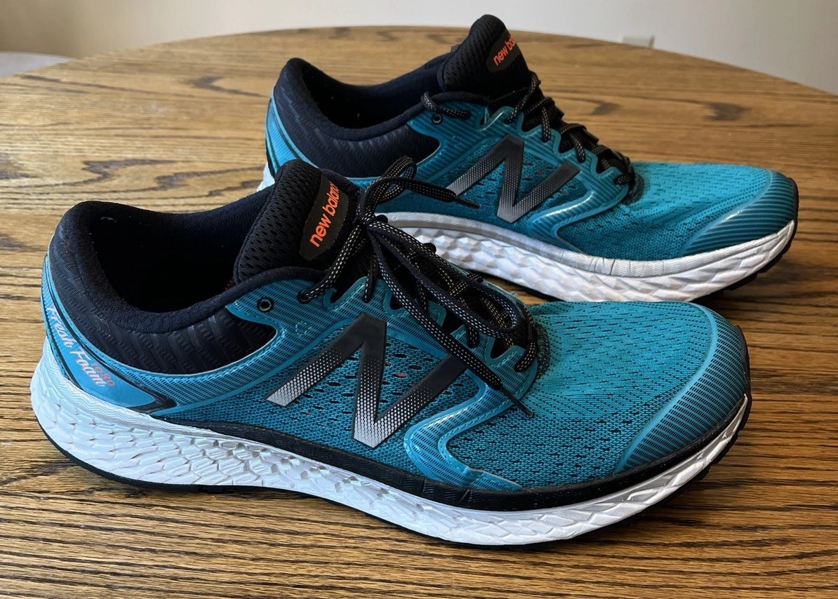 New Balance M1080B07 Fresh Foam Uomo Taglia 16 Velocità Teal Bianco Arancione
