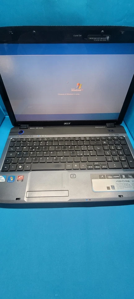 Notebook Retrogaming Acer /15.6 / 8GB/T9400 /Ati HD 4650 1GB/ Windows Xp 64 BIT - Immagine 3 di 4