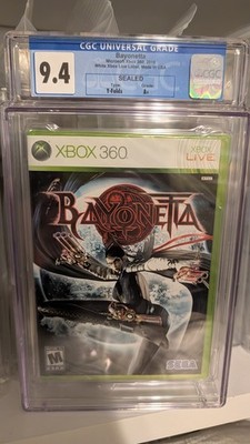1st Print Bayonetta Xbox 360 CGC 9.4 A+ FACTORY SEALED MINT WATA VGA