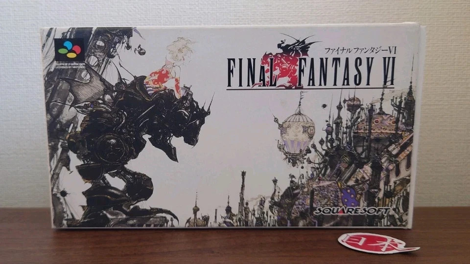 Final Fantasy VI FF6 Super Nintendo SNES Super Famicom + MANUAL