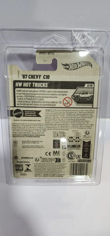 Hot Wheels painted SPECTRAFLAME Custom  Selena Singer 67 Chevy C10  custom! - Image 3 of 4