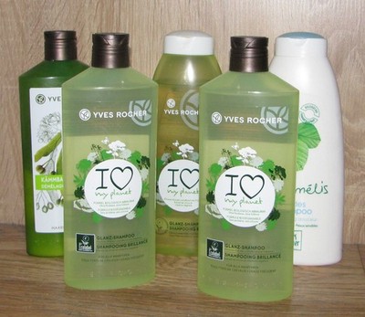 5x Yves Rocher Glanz Shampoo I Love My Planet Hamamelis Kämmbarkeit je 300 ml