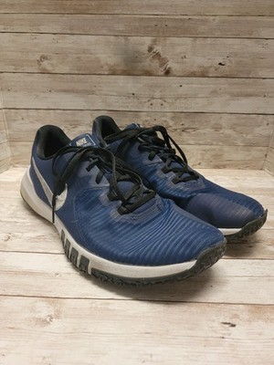 Mens Nike Flex Control TR4 Training Shoes Navy White (CD0197-400) - Size 11.5