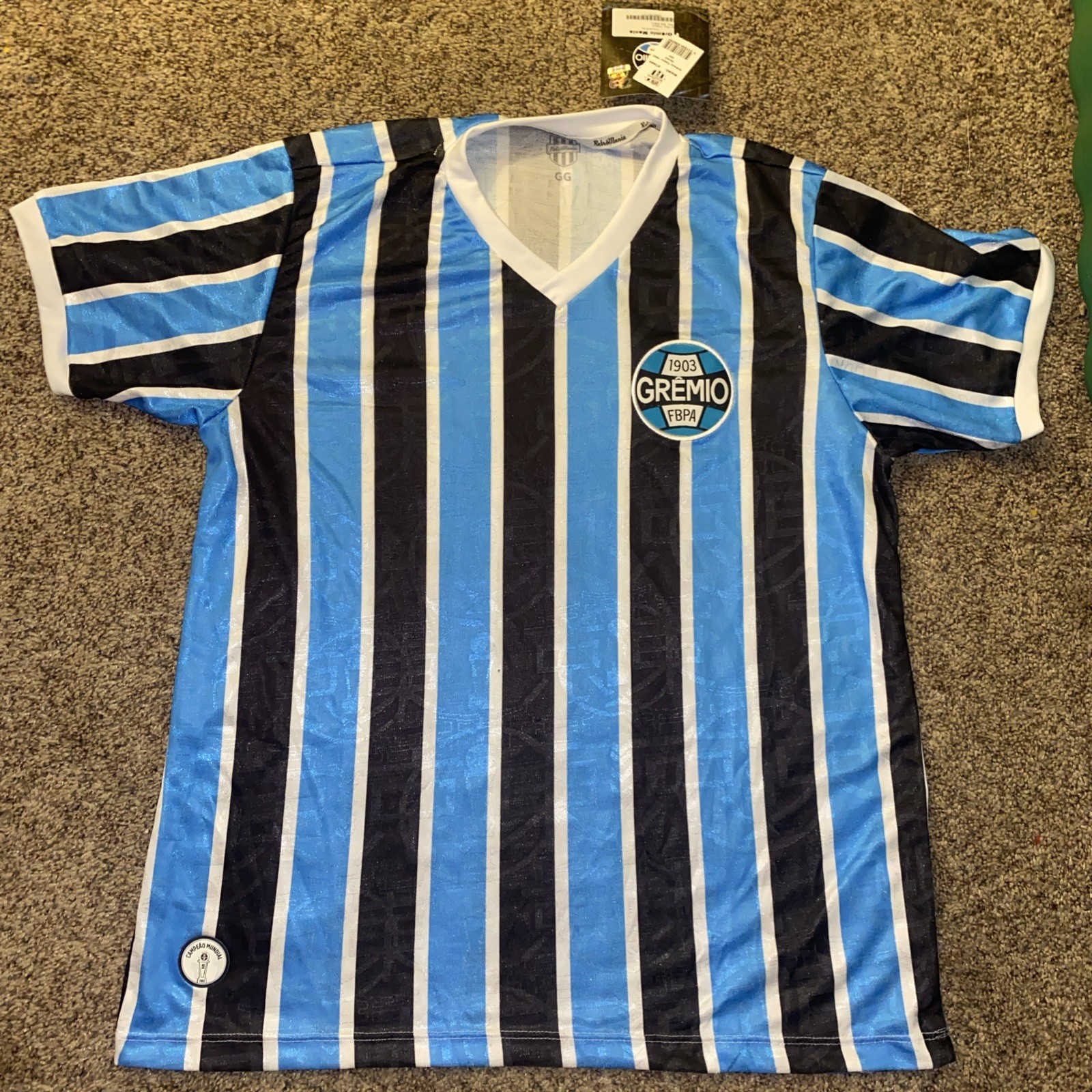 Gremio Retro Jersey 2001 Home Soccer Retro Men