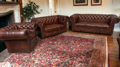 Chesterfield Luxus Leder Garnitur Rochester William Balkee UVP 16500 Euro - Bild 6 von 24