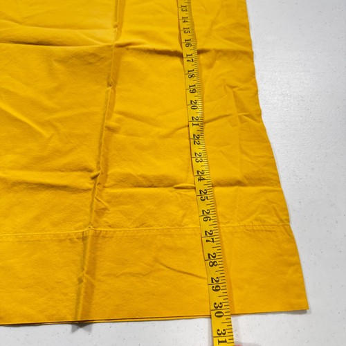 vintage utica pillowcase standard yellow cotton percale mcm retro - Picture 4 of 10